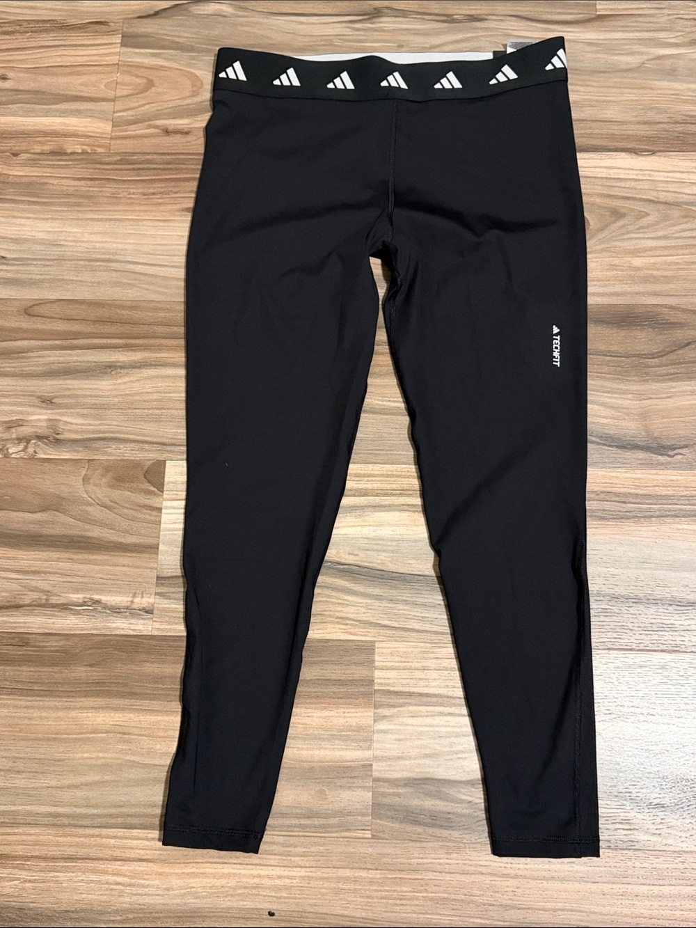 Adidas Women's Techfit Control Full Length Tights Black Leggings XL NWT